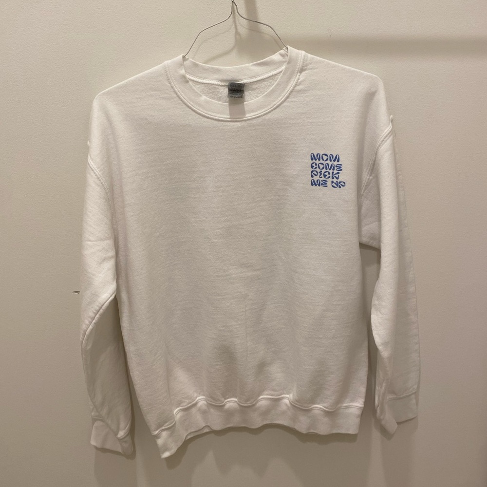 Mom Come Pick Me Up graphic crewneck sweatshirt - Picture 3 of 6